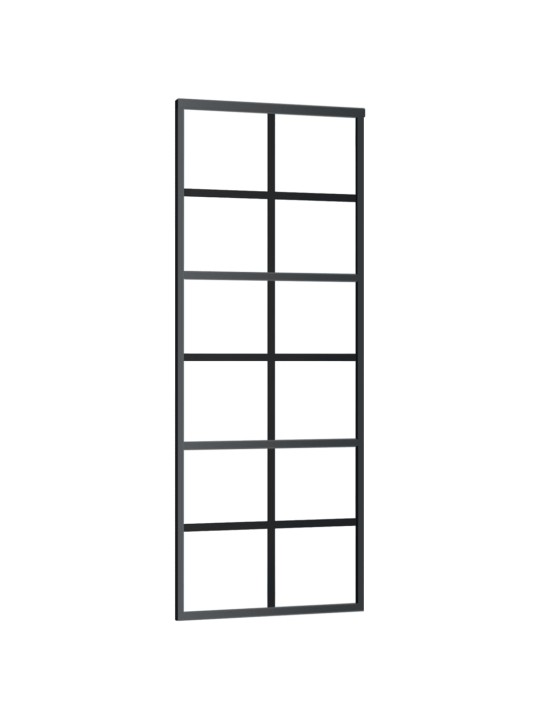 Posuvné dveře s kováním ESG sklo a hliník 76 x 205 cm