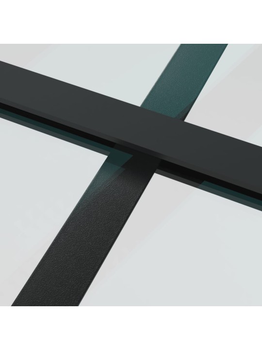 Posuvné dveře s kováním ESG sklo a hliník 90 x 205 cm