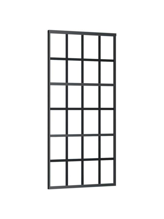 Posuvné dveře s kováním ESG sklo a hliník 90 x 205 cm