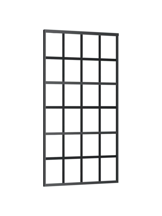 Posuvné dveře s kováním ESG sklo a hliník 102 x 205 cm