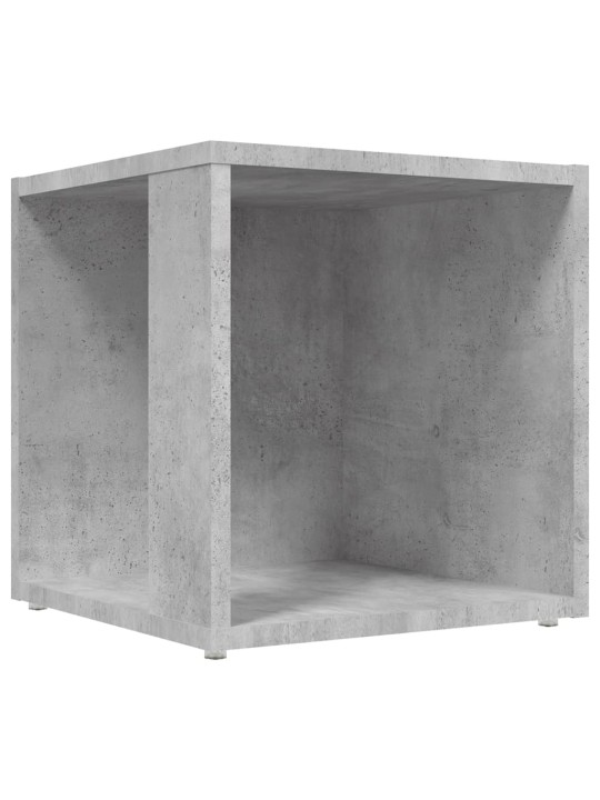 Odkládací stolek betonově šedý 33x33x34,5 cm kompozitní dřevo