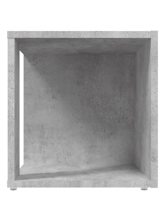 Odkládací stolek betonově šedý 33x33x34,5 cm kompozitní dřevo