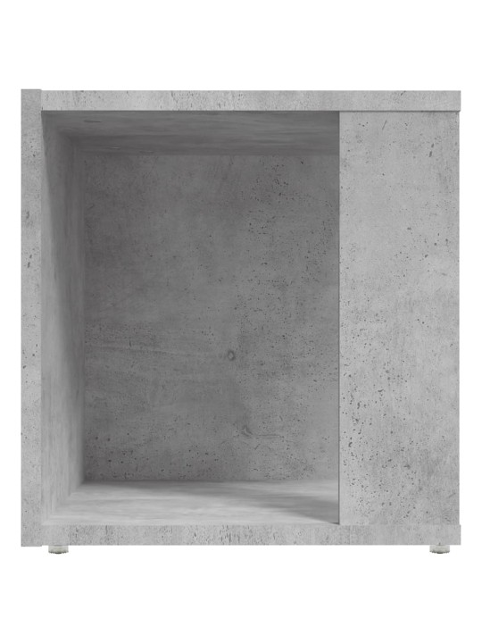 Odkládací stolek betonově šedý 33x33x34,5 cm kompozitní dřevo