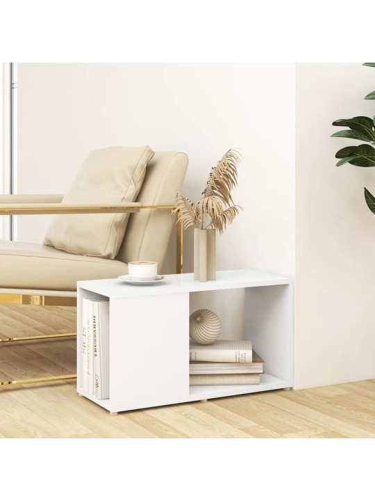 TV skříňka bílá 60 x 24 x 32 cm dřevotříska