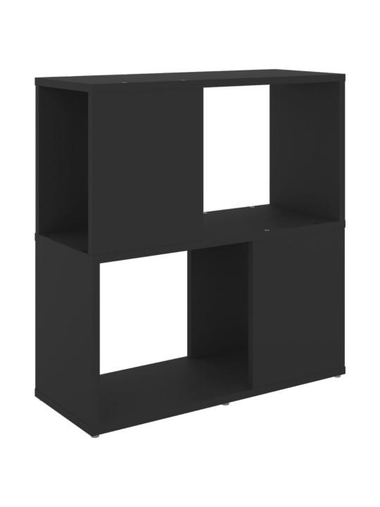 Knihovna černá 60 x 24 x 63 cm kompozitní dřevo