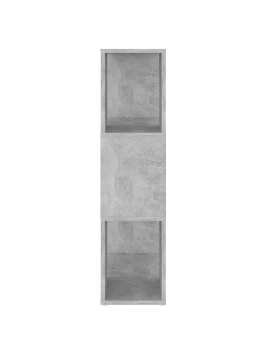 Knihovna / dělicí stěna betonově šedá 60x24x94 cm dřevotříska