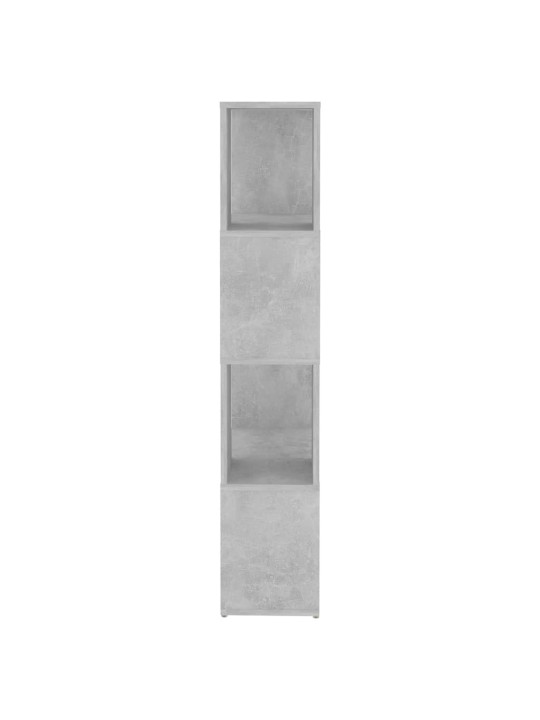 Knihovna / dělicí stěna betonově šedá 60 x 24 x 124,5 cm