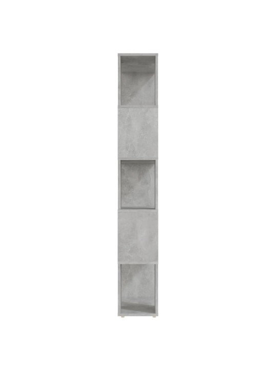 Knihovna / dělicí stěna betonově šedá 60 x 24 x 155 cm
