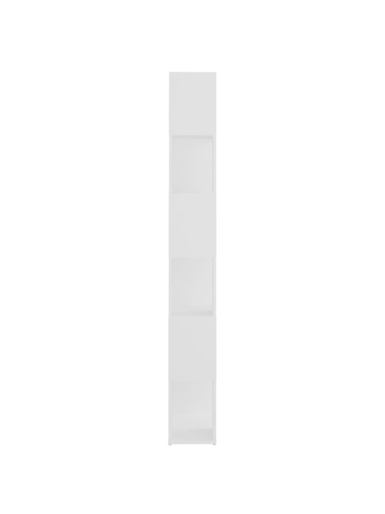 Knihovna / dělicí stěna bílá 60 x 24 x 186 cm