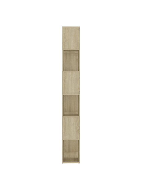 Knihovna / dělicí stěna dub sonoma 60 x 24 x 186 cm dřevotříska