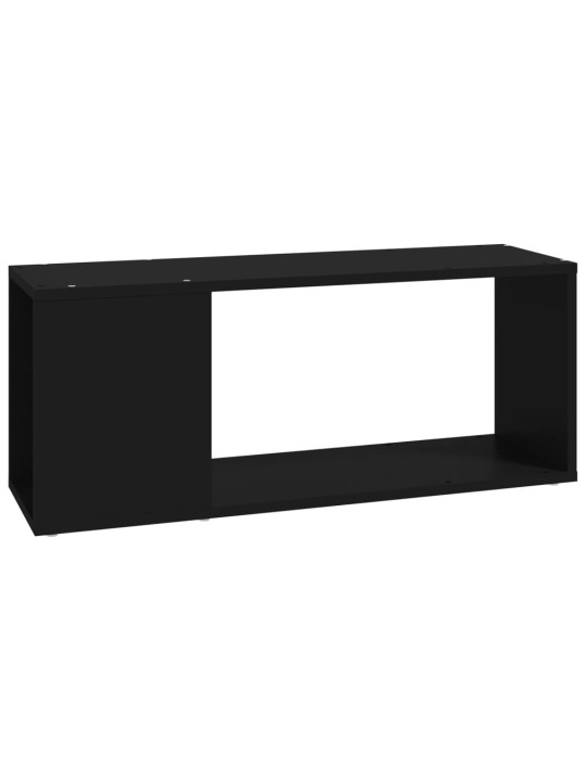 TV stolek černý 80 x 24 x 32 cm kompozitní dřevo