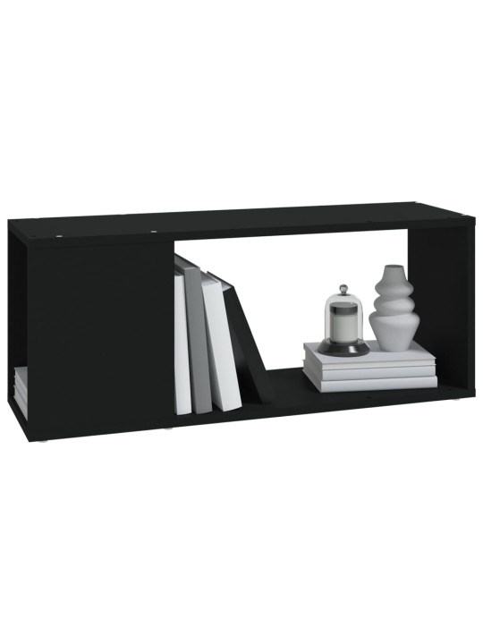TV stolek černý 80 x 24 x 32 cm kompozitní dřevo