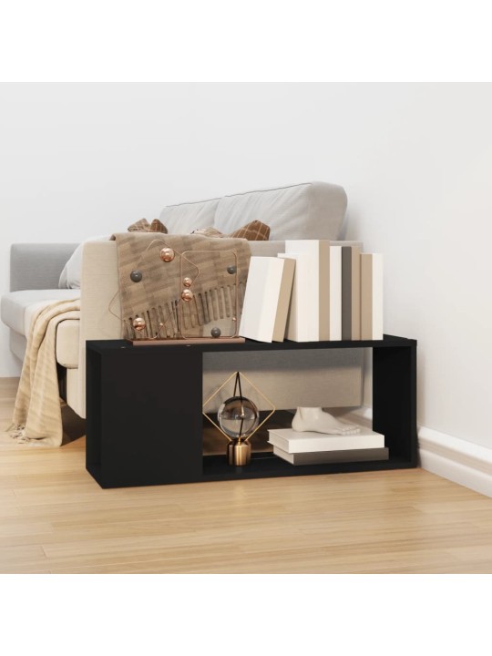 TV stolek černý 80 x 24 x 32 cm kompozitní dřevo