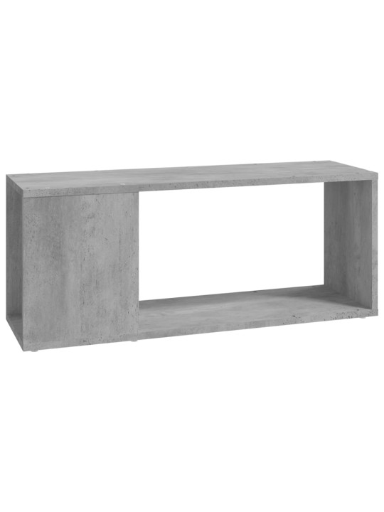 TV stolek betonově šedý 80 x 24 x 32 cm dřevotříska