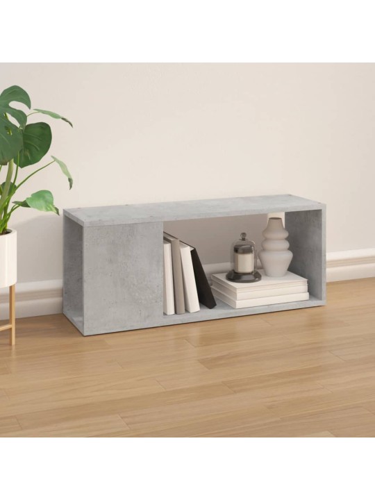TV stolek betonově šedý 80 x 24 x 32 cm dřevotříska