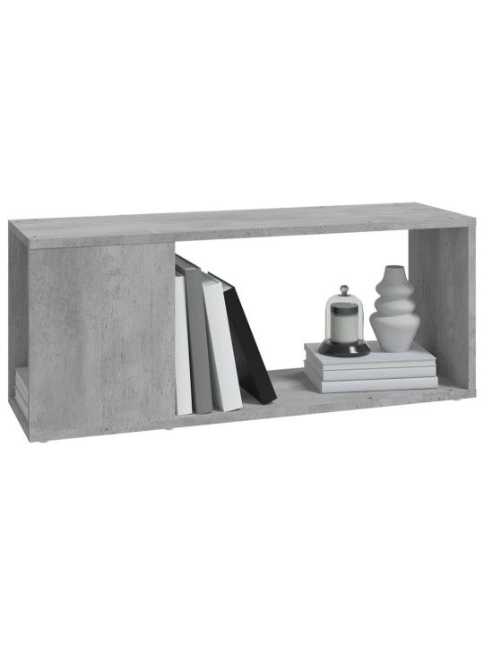 TV stolek betonově šedý 80 x 24 x 32 cm dřevotříska