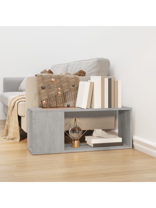 TV stolek betonově šedý 80 x 24 x 32 cm dřevotříska