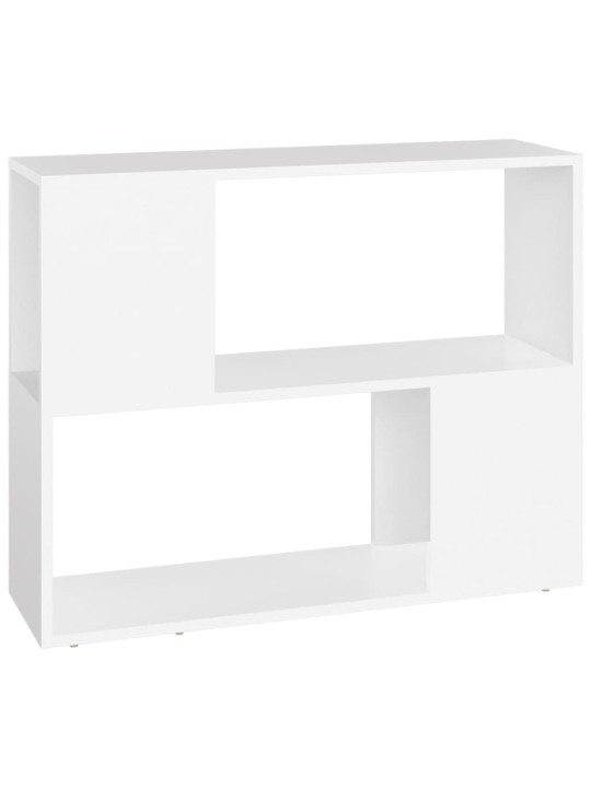 TV stolek bílý 80 x 24 x 63 cm kompozitní dřevo