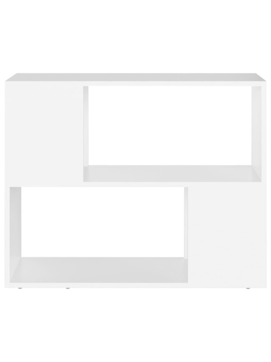 TV stolek bílý 80 x 24 x 63 cm kompozitní dřevo