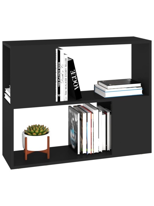 TV stolek černý 80 x 24 x 63 cm kompozitní dřevo