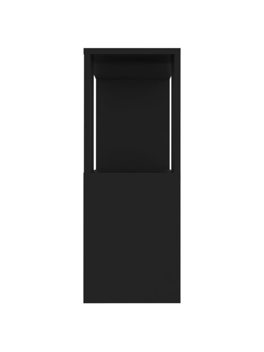 TV stolek černý 80 x 24 x 63 cm kompozitní dřevo