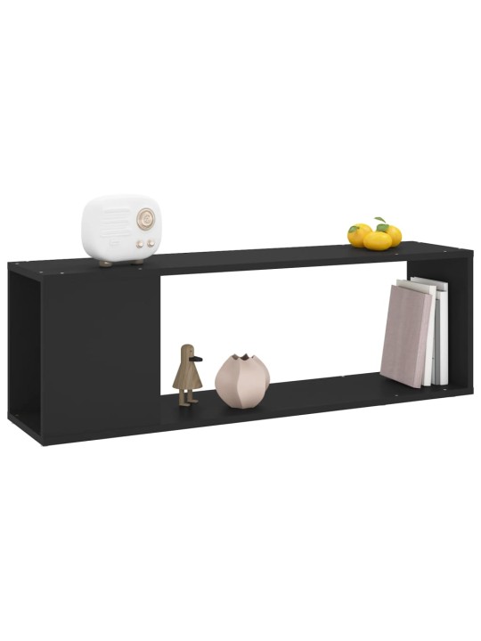 TV stolek černý 100 x 24 x 32 cm kompozitní dřevo