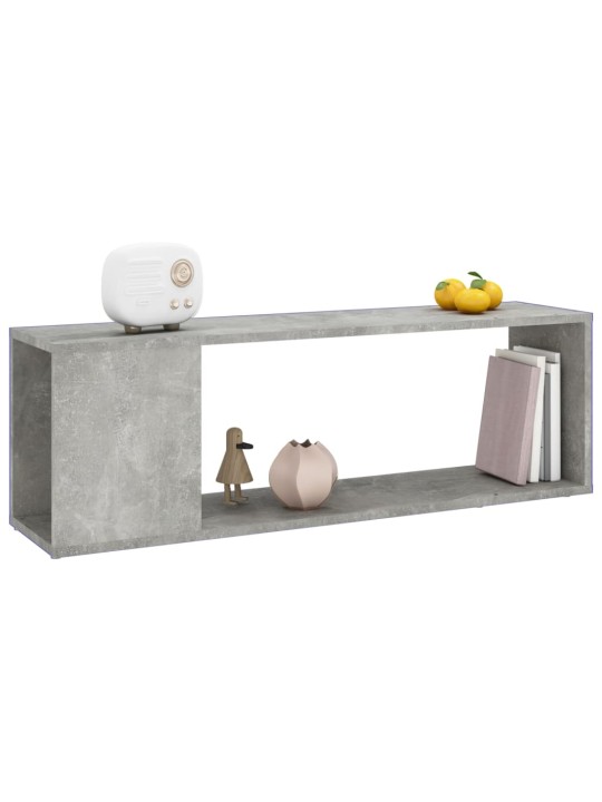 TV stolek betonově šedý 100 x 24 x 32 cm kompozitní dřevo