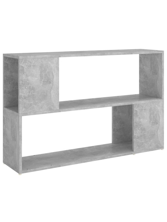 Knihovna betonově šedá 100 x 24 x 63 cm kompozitní dřevo