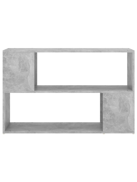 Knihovna betonově šedá 100 x 24 x 63 cm kompozitní dřevo