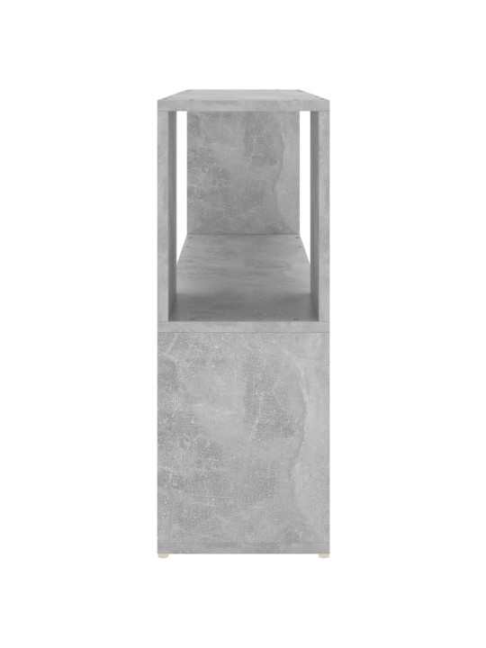 Knihovna betonově šedá 100 x 24 x 63 cm kompozitní dřevo