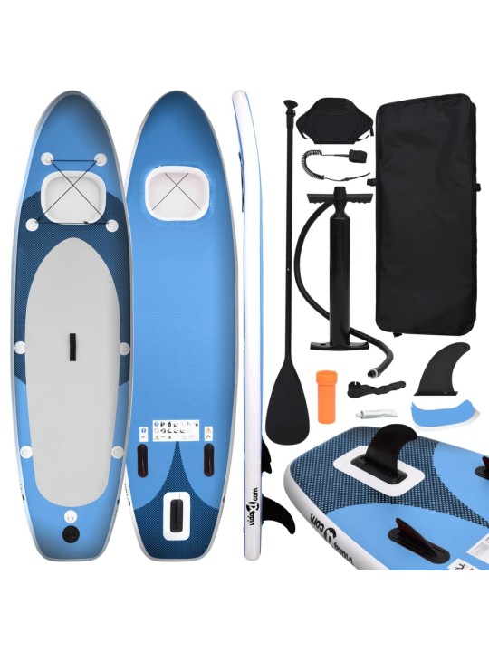 Nafukovací SUP paddleboard s příslušenstvím modrý 300x76x10 cm