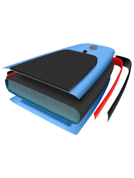 Nafukovací SUP paddleboard s příslušenstvím modrý 300x76x10 cm