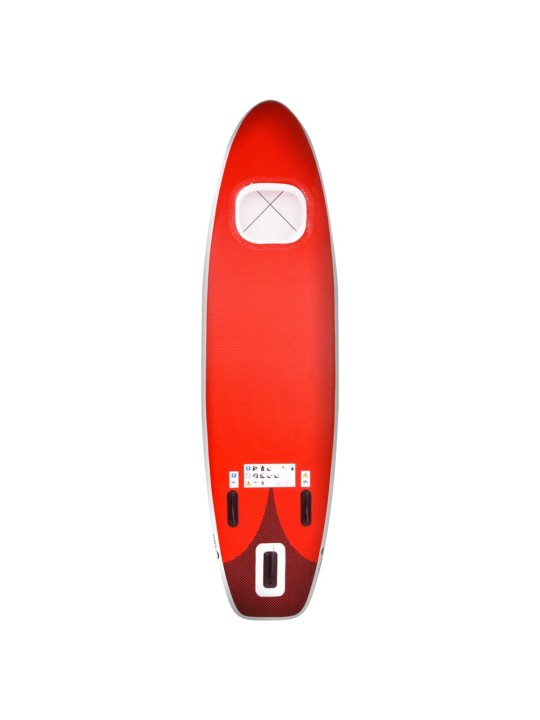 Nafukovací SUP paddleboard a příslušenství červený 300x76x10cm