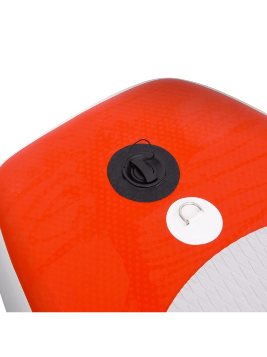 Nafukovací SUP paddleboard a příslušenství červený 300x76x10cm