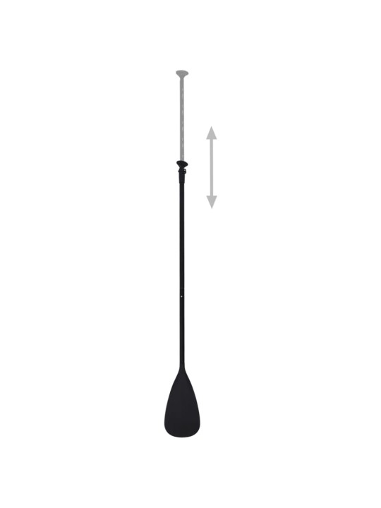 Nafukovací SUP paddleboard s příslušenstvím černý 300x76x10 cm