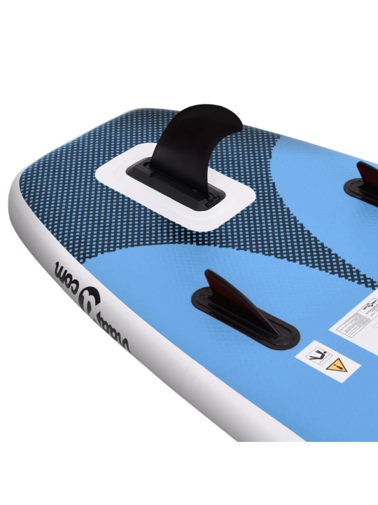Nafukovací SUP paddleboard s příslušenstvím modrý 330x76x10 cm