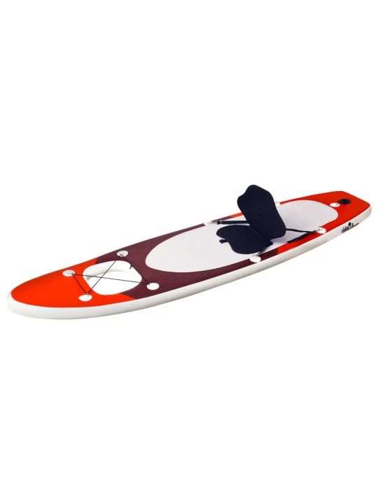 Nafukovací SUP paddleboard a příslušenství červený 360x81x10cm