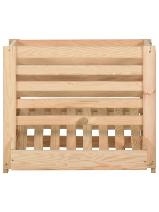 Bedna na brambory 60 x 40 x 50 cm masivní borové dřevo