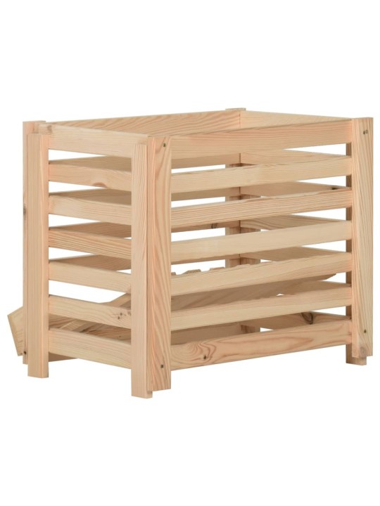 Bedna na brambory 60 x 40 x 50 cm masivní borové dřevo