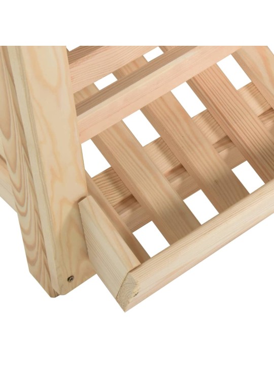 Bedna na brambory 60 x 40 x 50 cm masivní borové dřevo