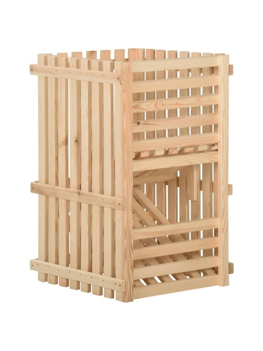 Bedna na brambory 50 x 50 x 80 cm masivní borové dřevo