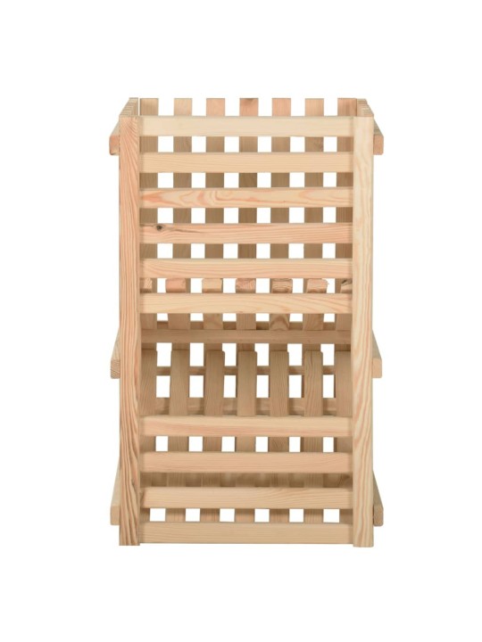 Bedna na brambory 50 x 50 x 80 cm masivní borové dřevo