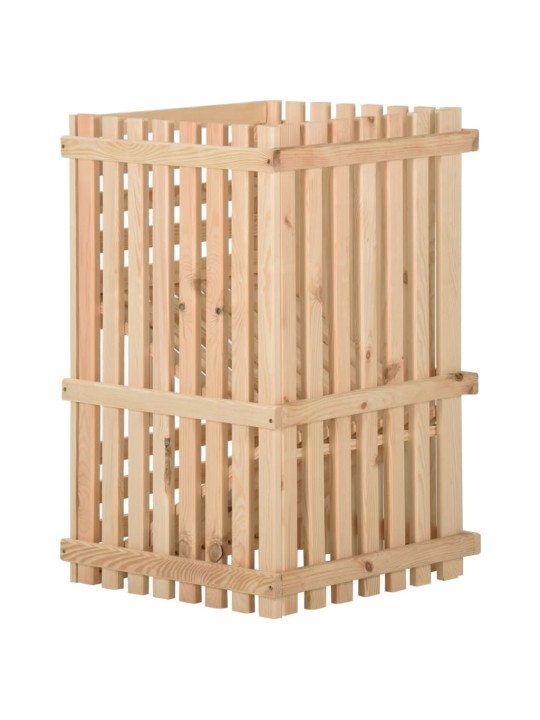 Bedna na brambory 50 x 50 x 80 cm masivní borové dřevo