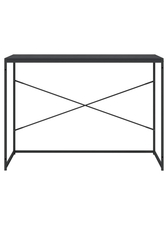 Počítačový stůl černý 110 x 60 x 70 cm kompozitní dřevo