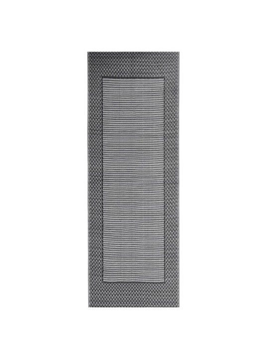 Venkovní koberec ARAKIL černý 80 x 250 cm PP
