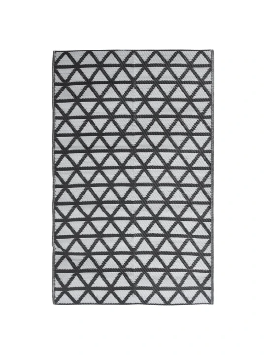 Venkovní koberec ARAKIL černý 140 x 200 cm PP