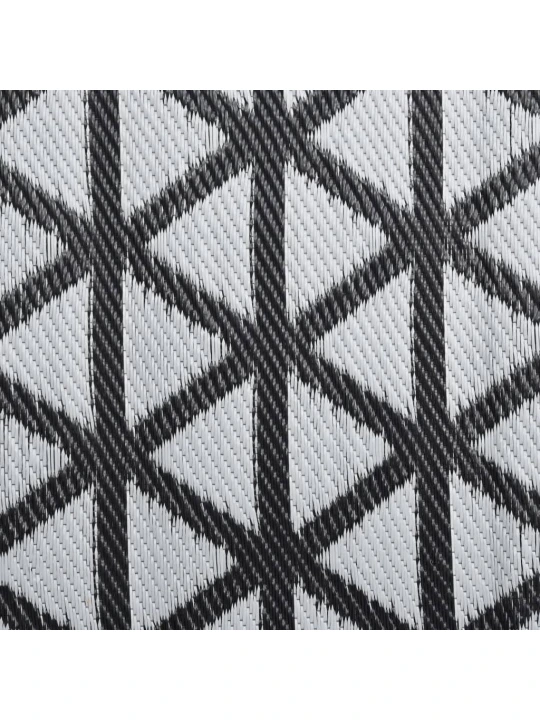 Venkovní koberec ARAKIL černý 140 x 200 cm PP