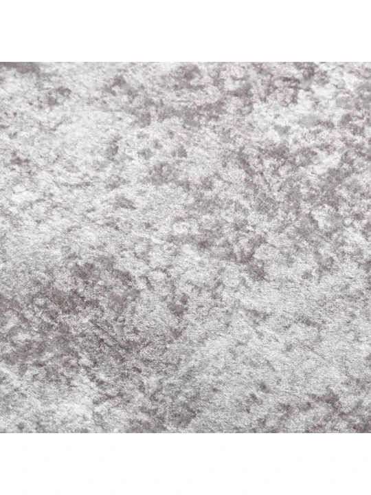 Koberec pratelný 80 x 150 cm šedý protiskluzový