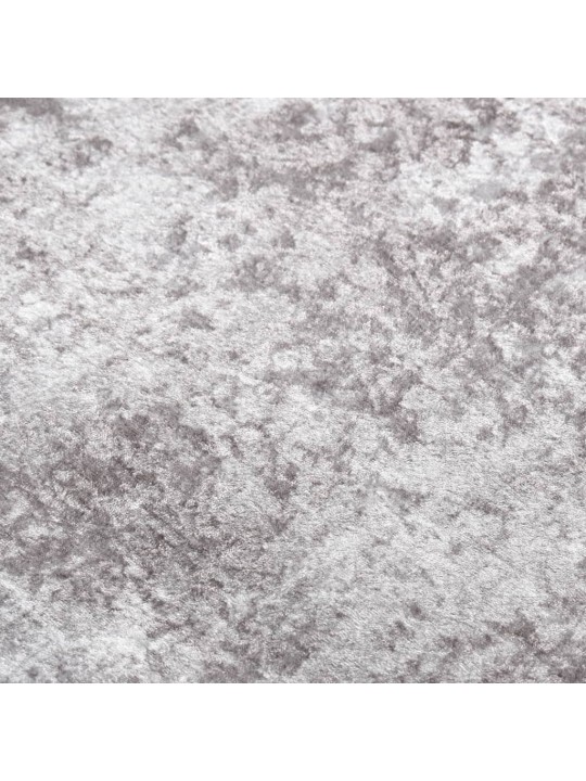 Koberec pratelný 80 x 300 cm šedý protiskluzový
