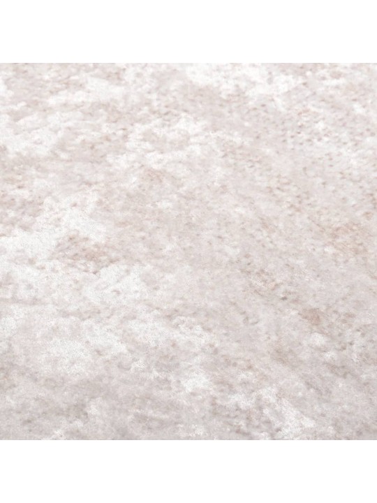 Koberec pratelný 190 x 300 cm světle béžový protiskluzový